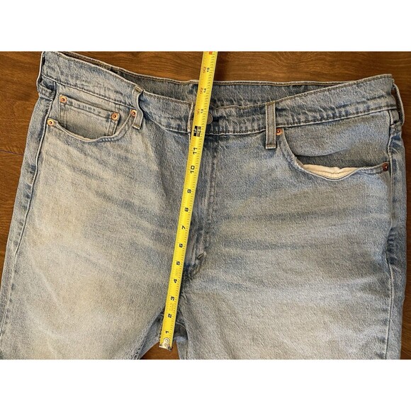 Levi's 541 Shorts Men’s 38 Blue Denim Cut Off  Flat Front Bermuda Jorts Adult - Picture 4 of 11